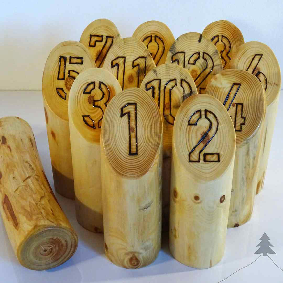 Jeu de Mölkky des cimes