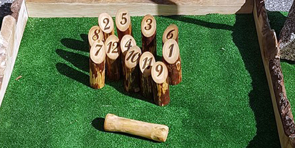 Jeu de Mölkky des cimes